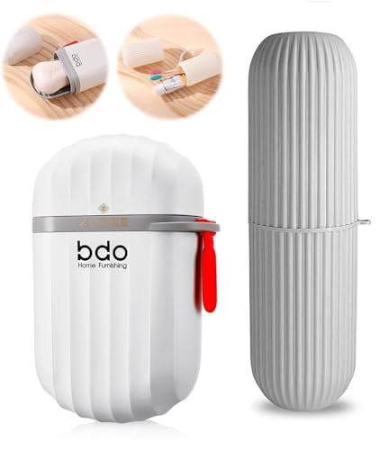 DAOME Case 1 Soap Box with 1 Toothbrush Case, Durable Waterproof Soap Box with Lid, Leakproof Shower with Convenient Handle Travel Soap Case Holder for Bathroom (B0D9SMD7KH) Amazon Price History, Amazon Price Tracker