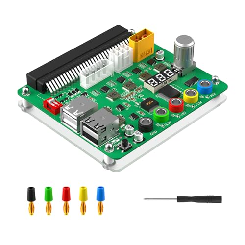 XINGBEI Tablero Fuente Alimentación con Kits Caja Acrílico Puerto USB2.0 4pcs para D750ES1 750AB-2 05NF18 05RHVV Accesorios