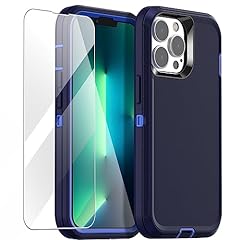 Navy with Glass Protector