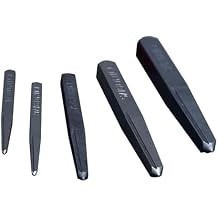 URREA Damaged Screw Removal Set - 5-Piece 5/16" - 5/8" Straight Flute Extractor Set with Tempered Steel Construction & Tool Storage Pouch - 9500A