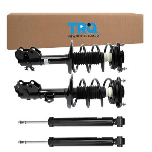 Image of TRQ Front and Rear Complete Strut Assembly & Shock Absorber Kit Complete Strut & Coil Spring Assembly Compatible with 2018-2022 Toyota C-HR