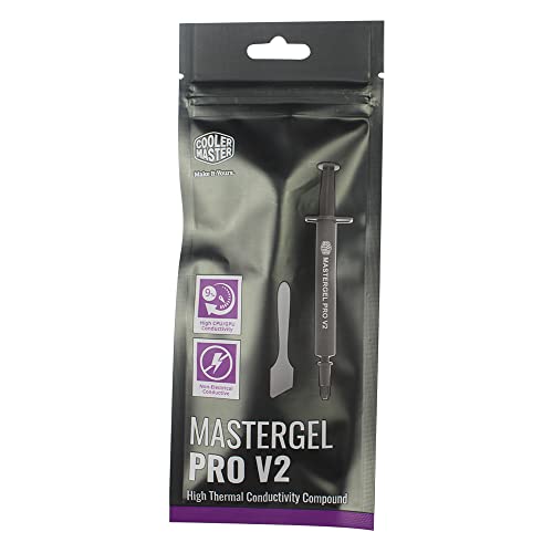 مركب جل برو V2 توصيل حراري عالي الجودة من كولر ماستر لمبردات وحدة المعالجة المركزية