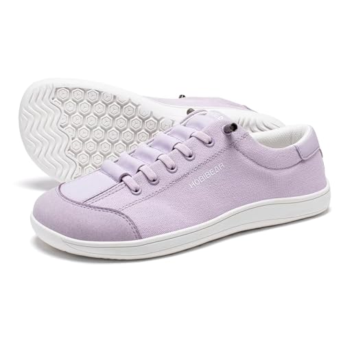 Image of HOBIBEAR Barefoot Minimalist Shoes Womens Mens | Zero Drop | Wide Width Canvas Slip-on Shoes
