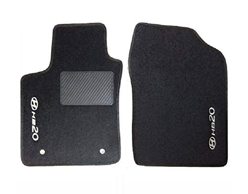 Kit Tapete De Carpete Hyundai Hb20 2013 Até 2019 Preto