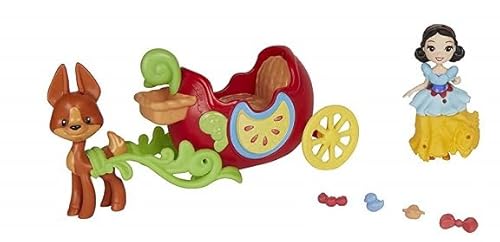 Coffret Mini Princesse Avec Son Carrosse Pomme Pour Aller Au Bal Poupee Disney Princesse - vue 3