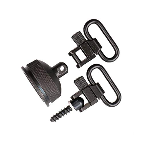 Hunting Explorer Quick Detachable Sling Swivel Cap Set With 1" Quick Release Tri-Lock Swivels Adapter For Remington 870 20Ga S8005 #TOP2