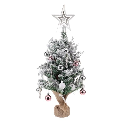 Árbol de Navidad mini de 60 cm para interiores sin espacio y sin luz 2