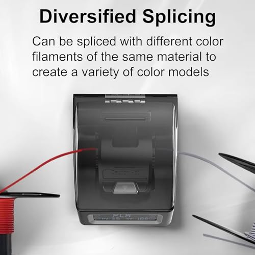Spawarka filamentu do druku 3D z 180 szt. tulei PTFE 1,75 mm, szybkie nagrzewanie do 240°C, kompatybilna z PLA, PETG, TPU, ABS, PA, nylon, idealna do studia druku 3D