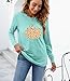 BAOKUAN Womens Pumpkin Graphic Sweatshirts Crewneck Casual Fall Long Sleeve Tops