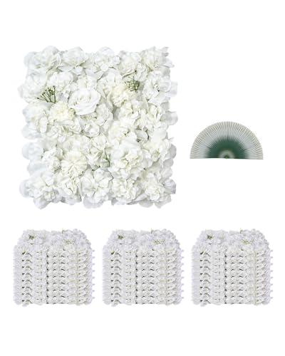 VEVOR 3D Flower Wall Panel, 24 PCS 15 x 15 inch,...