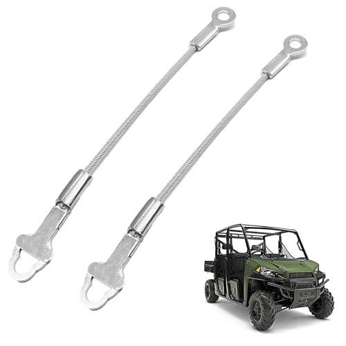Icyhaws Tailgate Cable Pair for Polaris Ranger