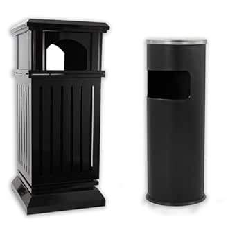 Metal Trash Can, Stainless Steel Bin, Garbage Container Transparent