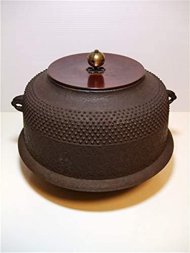 ☆鋳師 金森紹栄 霰巴久　真形釜◆共箱/茶道具/古美術/時代品☆ Amazon.co.jp: 鋳師 金森紹栄 霰巴久 真形釜共箱/茶道具/古美術