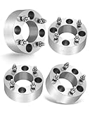 EVIL ENERGY 4x110 Wheel Spacers 74 Hub Bore M10x1.25 Stud Compatible with EZGO EZ GO Golf Cart Club Car ATV, 2 inch Lug Centric 4 pcs Wheel Spacer, Not Hubcentric Silver