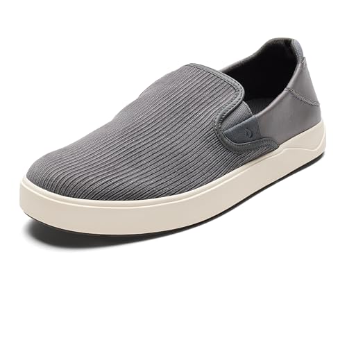 OLUKAI Lae'ahi Kapa Men's Slip On Sneakers, Lightweight & Breathable All-Weather Shoes, Drop-in Heel & Comfort Fit