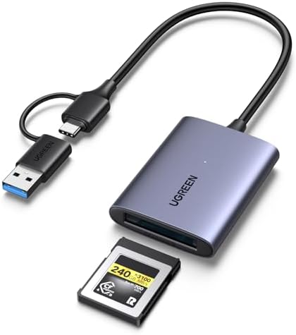UGREEN Lector de Tarjetas CFexpress Type B USB A USB C 3.2 Gen 2 ...