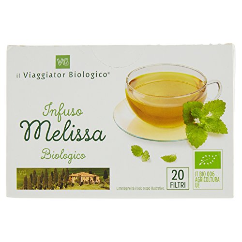 il Viaggiator Goloso Biologico Infuso Melissa, 20 Filtri