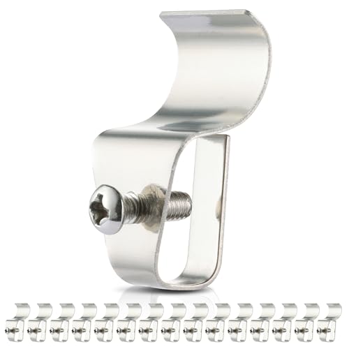 HUXOR Vinyl Siding Hooks, Stainless Steel Vinyl Siding Hooks for Hanging Family Name Sign, Plants, or Lights, No Drilling Required, Easy to Install & Detach, Max Load 10 Lbs, 15 Pack