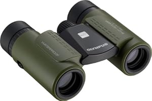 Olympus Fernglas 8 x 21 RC II WP - wasserfest - Dach I 8.0X Magnification I BK-7 Roof Prisms I 6.3 Angle of View I Multicoated Optics - Green