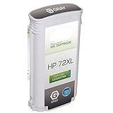  Italy\'s Cartridge Cartuccia Hp 72, Grigia, Compatibile per Hp Designjet T1100, T1200, T1300, T2300 72, 130 ml