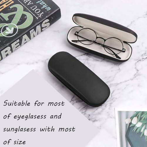 Image of Eyeglasses Case Eye Glasses Box Eyewear Container Protector Cover Sunglasses Bag Hard Shell Protective Pouch