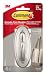 Command Traditional Plastic Hook, Large, Brushed Nickel, 1-Hook (17053BN-ES)