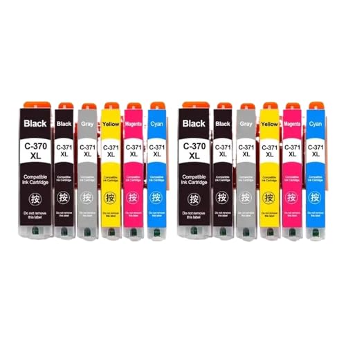 Cartouche d'encre BCI-370 BCI-371 pour remplacer vos réservoirs épuisés sur TS5030 et MG5730