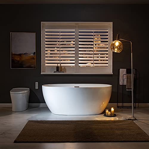 WOODBRIDGE BTA1518-ORB-Drain &O Bathtub, 59 Inch, Oil Rubbed Bronze
