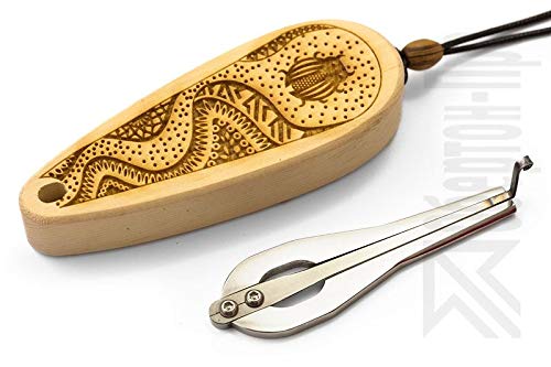 Scarab Baritone Jaw Harp - High Quality Mouth Musical Instrument with Rich Sound