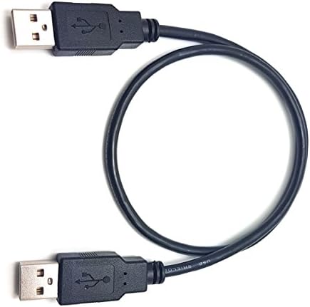 MainCore 5m Extra long Black USB 2.0 (Male to Male) A to A High-Speed Cable (Available in 0.25m, 0.50m, 1m, 1.5m, 1.8m, 2m, 3m, 5m) (5m)