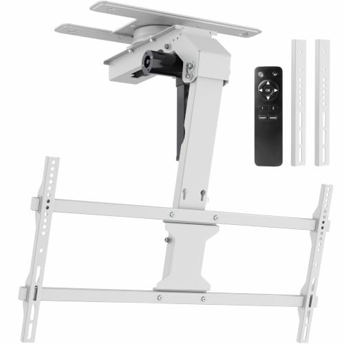 VIVO Swivel Electric Ceiling TV Mount, 37-86 in Screens, MOUNT-E-FD85S-W