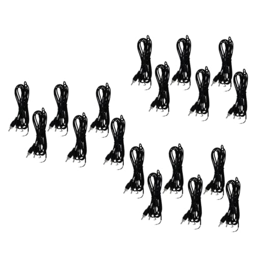 DOITOOL 18pcs Bare Wire Connector Adapter Audio Cable for Easy Installation and Data Transmission for Equipment and Speaker Repair