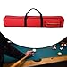 kowaku Pool Cue Case Protective Pouch Portable Snooker Billiard Cue Case Organizer Accessories Carry Bag Billiard Rod Storage Bag, Red