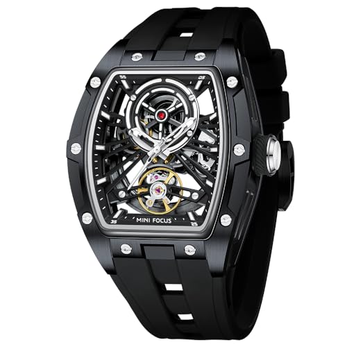 MF MINI FOCUS Men Automatic Watch Skeleton Luxury Dress Wrist Watches