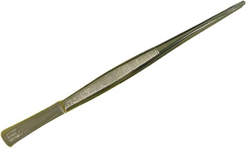 Professional 6" Stamp Tongs 902 Point Tip Tweezers