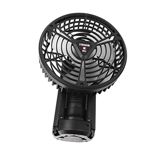 Ventilador trípode recargable de 10400mAh con linterna LED regulable 4