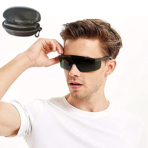 JTgugu 2 Stück Laserlichtbrille Grün für Grüner Strahl Kreuzlinienlaser Rotationslaser und Mehrlinienlaser zur Verbesserung der Sichtbarkeit des Grünen Strahls - inkl. Schutzbox
