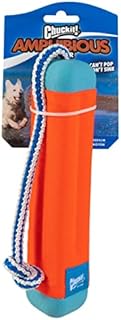 Chuckit! Amphibious Bumper Dog Toy with Rope Floating Fetch Water Toy for Land and Water Holiday Toy for Dogs  Medium