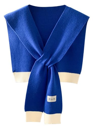 Women Sweater Shawl Knitted Shawl Wraps Knotted Sweater Scarf Casual Shoulder Tops Cape Cardigan Poncho Scarves 2025