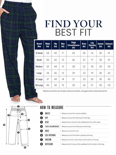 Image of Ashford & Brooks Women's Super Soft Flannel Plaid Pajama Sleep Pants