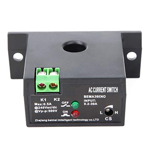 Ac Current Sensing Switch Flameproof Adjustable 0.2~30A Ip30 Self-Powered Sensing Switch(Normally Open) #TOP2