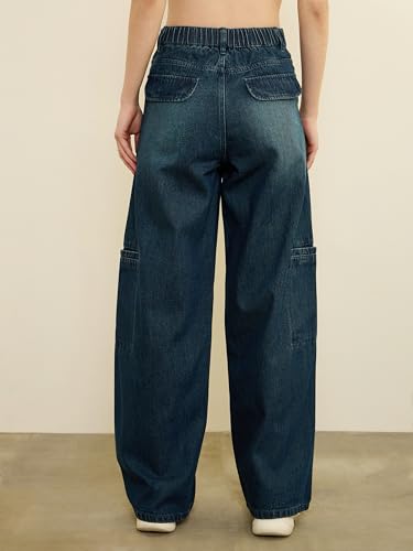 Image of SASSAFRAS Women Wide Leg Jeans