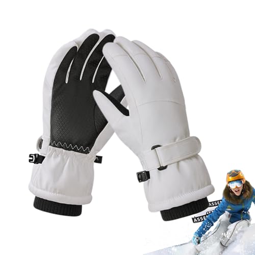 Guantes de esquí térmicos infantiles con aislamiento impermeable contra el frío extremo