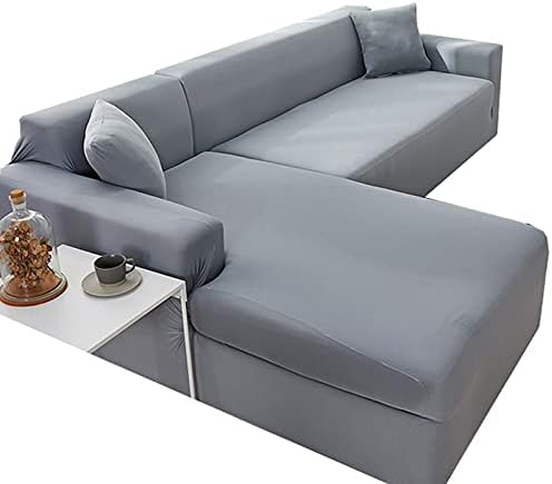 Fundas de sofá para sofá modular en forma de L, fundas de sofá de 1, 2, 3, 4 plazas, fundas de sofá rojo, negro, azul, gris, blanco, protector de