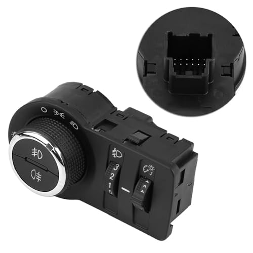 Interruptor de control de faros con regulación antiniebla y ajuste OEM 13301749 2
