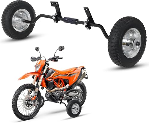 Dirt bike training wheels for 50cc bikes, adjustable height
