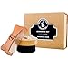Produktbild DUCKBUTTER hochwertiges Bartpflegeset mit Bartbürste und -kamm in einer Geschenkverpackung - Hergestellt aus 100 % echtem Pfirsichbaumholz und echten Wildschweinborsten - 2,25 cm Borsten und Kammzinken zur Pflege der Barthaare | Beard Grooming Set - Brush & Comb Kit