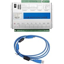 RATTMMOTOR MKX-3V CNC Motion Control Card Mach3 USB Controller Breakout Board for CNC Engraver Cutter Machine 3 Axis