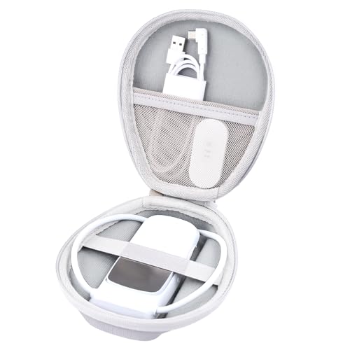 Khanka Custodia rigida da trasporto compatibile con Sony REON Pocket 5 Sensing Kit, custodia portatile per Pocket 5 dispositivo di raffreddamento indossabile, scaldacollo, solo custodia., grigio