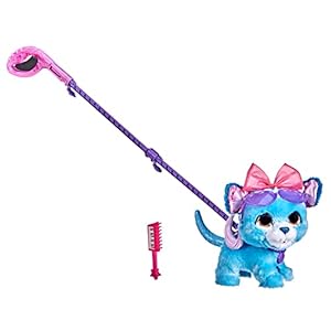 furReal Rockalots Musical Interactive Walking Puppy Toy: 3 Fun Songs, Sound Effects, Bobblehead Motion, 2 Themed Accessories and Leash, Ages 4 and Up